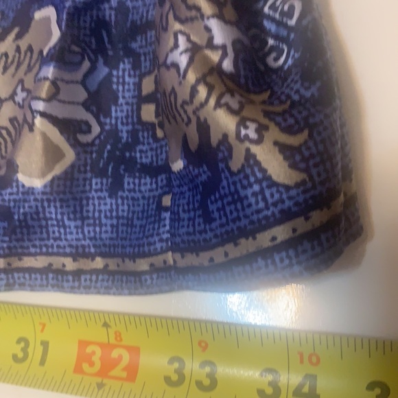 BANANA REPUBLIC MAXI DRESS FULL LENGTH DRESS NEW SILK SCARF PRINT BOHO GEOMETRIC - Picture 13 of 16